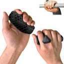 2 x Rubber Gym Grips Weight Lifting Grips for Men & Women, Anti Slip Workout Grip for Hand Protection, Weightlifting Grips for Workout, Dumbbell Gripper, Deadlift Grip Pad (1 Pair)