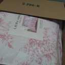 Laura Ashley - Twin Comforter Set, Reversible Cotton Bedding for Year Round Use, 2 Piece Coquette Bed Set with Matching Pillowcase (Delphine Mauve Pink)