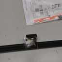 MUSTORN Towel Rack Wall Mount for Bathroom with Towel Bar and Hooks 23.6 in Foldable Towel Shelf Lavatory Towel Organizer Matte Black