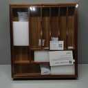 Culinary Edge Expandable Bamboo Drawer Organizer, Adjustable 8-Slot Cutlery Tray for Silverware & Kitchen Utensils, Natural Acacia Drawer Divider for Flatware and Gadget Storage