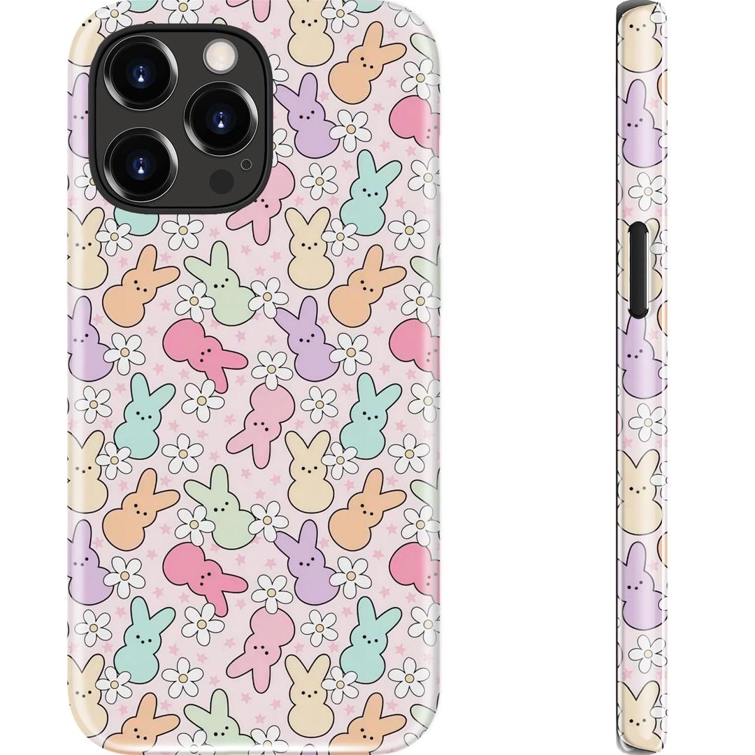 Goodon for iPhone 15 Pro Case, Cute Preppy Floral, MagSafe Compatible