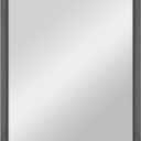 MCS 26.5x38.5 Mercer Large Wall Mirror, Black Timeless Rectangle Mirror, Vertical & Horizontal Wall Hanging Mirror for Bathroom, Bedroom, Entryway & Livingroom