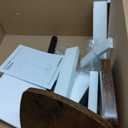 CHOEZON Drink Table, Small Round Side Table for Small Spaces, Thickened Base End Table, for Living Room, Bedroom, Rustic Brown and Black TBZ30BF