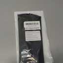 WHALE Extra Large Swim Cap for Women Men, Durable Silicone Swimming Hat with Ear Protection, Unisex Adults Bath Swimming Caps for Long Thick Curly Hair & Dreadlocks Braids Weaves Afro Hair (Black)