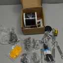 WAYSKA String Light Hanging Kit with 250FT Nylon Coated Stainless Steel 304 Wire Rope Cable Suspension Kit Included Enough Accessories, Turnbuckles and Hooks for Patio, Outdoor and Backyard Lighting