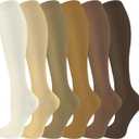 bropite Compression Socks for Women & Men Circulation-Support Knee High Socks 20-30 mmhg-Best for Running,Medical,Nurse,Travel, Size: L/XL