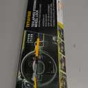 Tevlaphee Steering Wheel Lock - Anti Theft Device with Adjustable Car Wheel Lock, 3 Keys (Yellow)