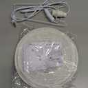 Bedside Table Lamp Paper Standing Lamp Room Decoration Festival Lantern Light Nightstand Desk Lamp Bedroom Dresser Living Kids Room College Dorm Coffee (White, 10.24"x9.06"x9.06")