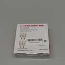 25 Pack C9 Multicolor Christmas Light Bulbs, C9 Multicolor Replacement Bulbs for Outdoor Patio Christmas String Lights, 7W Incandescent Night Light Bulbs, C9/E17 Intermediate Base Bulb,120V 7W bulb