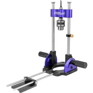 Heavy-Duty Portable Drill Guide, 060 Adjustable Drill Press Adapter, Self-Centering Drilling Jig for Straight & Angled Holes, 1/4" Hex Shank, Fits 3/64"25/64" (110mm) Bits