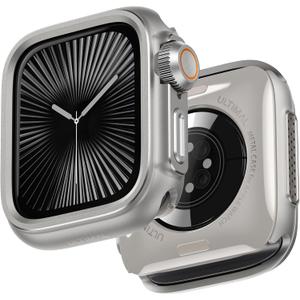 ULTIMAL Metal Case Compatible with Apple Watch Series 11/10 46mm with Back Cover, Military Grade Shockproof Protective Case, Rugged Cover for iWatch 46mm (Silver)