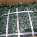 ODTORY Artificial Grass Wall Backdrop Panels,16 X 12 in 24P(32 sqft) UV-Anti Greenery Boxwood Panels for Indoor Outdoor Green Wall Decor & Ivy Fence Covering Privacy