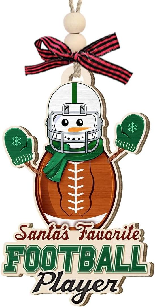 2 x 2026 Football Lovers Gifts for Men Teams - Sports Gifts for Boys Teens Athletes Sport Fan, Football Gift for Players Coach, Funny Sport Hanging Decor