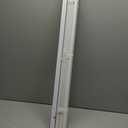 No Tools No Drill 1" Cordless Mini Blinds, Horizontal Light Filtering Blind, Vinyl Blinds for Indoor Windows 34.5" W x 64" H, White.