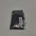 uxcell Travel Jewelry Bag Roll, Foldable Jewelry Travel Organizer with Tie Close Microfiber Jewelry Storage Roll Jewelry Case for Women Gift Necklaces Earrings Rings Bracelets, Black