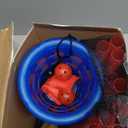 Hitish Backyard Lawn Games for Adults Kids - 3-in-1 Yard Pong with 6 Light Up Basket, Ladder Ball and Bean Bag Toss Game - Outdoor Yard Tailgate Game for Family Parties