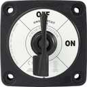 Blue Sea Systems On/Off Battery Isolator Switch With Locking Key, Black, 6004200 m‑Series
