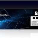 58X Toner Cartridge Black Laser Jet Pro M404dw Enterprise M406dn Compatible for HP 58X 58A Toner Cartridges Replacement Pro M404dw M406dn M404dn M404n MFP M430f M428dw M428fdn fdw Printer(2 Black)