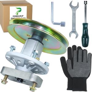 GY20785 Spindle Assembly with GX20367 Spindle Pulley Replaces John Deere GY20785 GY20050 UC23728 for John Deere L100 L105 L107 L108 L110 L111 L118 1642HS L17.542 L1742 42" Lawn Tractors