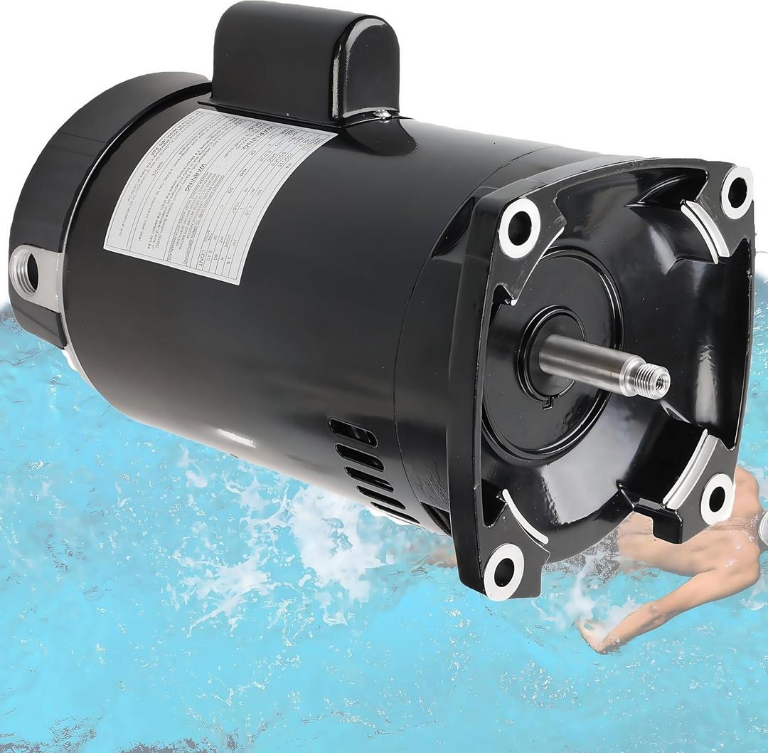 B2854 B854 Pool Pump Motor,1-1/2 HP,56Y Frame,230/115 Volts,3450 RPM,Compatible withwith A.O. Smith Century,Pentair Sta-Rite Whisperflo Challenger Pinnacle Anthony Above&In Ground Pool Pumps