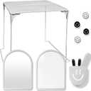 KEYDUACU 10 pcs - Locker Accessories, Locker Decorations including mirrors, whiteboards, magnets and organizing supplies. Ideal for back-to-school essentials and the office (11 Pcs-Light Gray)