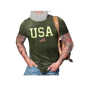 USA T Shirt Women Men Kids Patriotic American Flag July 4th T-Shirt, 3XL