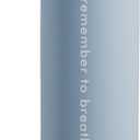 Lindywell 26 oz Double Wall Insulated Water Bottle - Stainless Steel Water Bottles for Office and Travel - Leak Proof Pilates, Yoga, and Gym Bottle, Sky Blue