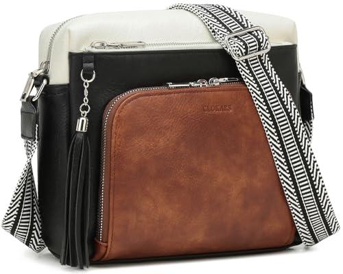 Crossbody Bags for Women, Medium Crossbody Purse with RFID Pockets & Built in Wallet, Handbags Shoulder Bag, Gifts