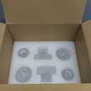 12 Pcs Glass Candlestick Holders Taper Candle Holders for Table Centerpieces, Wedding Decor and Dinner Party, Clear