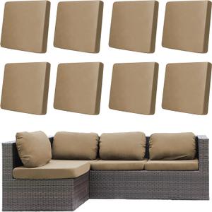 8Pcs Outdoor Cushion Covers, Elastic Patio Cushion Covers
Washable, Stretch, Replacement Cushion Covers For Outdoor Furniture, Patio Furniture Slipcover Protector