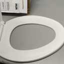 KOHLER 20110-0 Brevia, Slow Close Toilet Seat, Elongated Toilet Seat, Grip-Tight Bumpers Quick-Attach Hardware, White