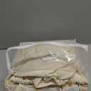 2-Pieces T Cushion Armchair Slipcovers Leather Look Couch Cover Chair Covers Stretch Furniture Protector Sofa Cover with 1 Individual T Cushion Seat Cover Slipcover Sets Washable, Beige