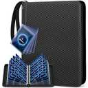 Mlikero Card Binder 9 Pocket, Trading Card Binder with Card Display Design, 720 Double Sided Pocket PU Collection Binder, Card Albums for MTG, TCG, and Sports Cards