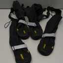 Idepet Dog Suspender Boots, Anti-Slip & Fall Waterproof Tall Shoes Legging for Small Medium Dog, Adjustable Suspender Boots for Winter Snow Rain Hiking Paws Protector 7