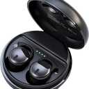 Piegricdiat Invisible Sleep Headphones, Sleep Earbuds for Side Sleepers, Mini Noise Blocking Sleep Earphones, Bluetooth 5.3 Wireless Earbuds for Sleeping, Working, Black