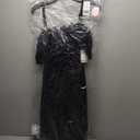 Kensie Women's Velvet Off The Shoulder Fit & Flare Mini Dress, Size 10