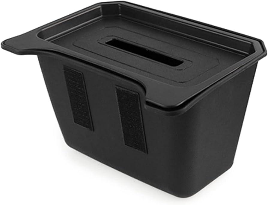 Storage Box Rear Center Console Under Seat Backseat Second Row Storage Box Container Can For ModelY