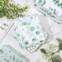 12 Sheet Eucalyptus Leaves Wrapping Paper Watercolor Greenery Elegant Gift Wrap Paper Bulk Botanical Decorative Craft Art Paper for Wedding Party DIY Wrapping Supplies, 19.7 x 27.6 inch