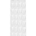 Whitmor 6046-13 24-Pocket Over-The-Door Shoe Organizer, Clear Vinyl - Quantity 1