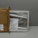 Flamorrow Window Air Conditioner Side Panels with Frame, Fits 22,000 BTU Window Air Conditioners, AC Accordion Filler Kit and Air Conditioner Curtain Replacement for Window AC Units