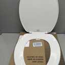 Bemis 170 Durable Plastic Toilet Seat, Elongated, White