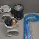 2026 Upgrade Dryer Vent Hose for Tight Space, Dryer Vent Hose Kit, 90 Degree Dryer Vent Elbow with Dual Silicone Seal Connector, Dryer Cleaning Kit, High Sealability, Dryer Vent Vacuum Hose Attachment