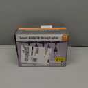 XMCOSY+ Outdoor String Lights Smart, 49Ft RGBCWIC Patio Lights Waterproof, App Control, Compatible with Alexa, Color Changing LED String Light for Outside Yard Garden Porch, 49Ft-Classic Bulb, Multicolor 