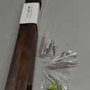 Vinyl Record Shelf - 3 Display Ledges Made of Solid Walnut -A Wall Mount for Your Favorite or Now-Playing Records -This Vinyl Record Holder Fits All Records (Walnut)