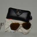 Pro Acme Classic Aviator Sunglasses for Women & Men Glass Lens Metal Frame UV400 Driver Sunglasses