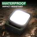 Magnetic Rechargeable Work Light with Stand, 4000LM Portable LED Light for Garage, Home, Emergency, Car Repair and Camping, 3 Color Temperatures, IP65 Waterproof