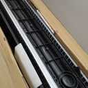 Channel Drain with Galvanized Steel Grates-39.4Lx6.1Wx5.5H in. Deep Profile Trench Drain System for Driveway,3 Pack Total Length 118.2in,Heavy Duty Trench Drain for Garage,Parking Lot