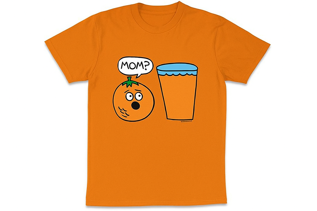 Mom OJ Funny Orange Juice Funny Cute Cotton T-Shirt White Size XL Mom OJ Funny Orange Juice Funny Cute Cotton T-Shirt White Size XL