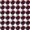Natural Stone Beads 100pcs 8mm Red Tiger Eye Round Genuine Real Stone Beading Loose Gemstone Hole Size 1mm DIY Charm Smooth Beads for Bracelet Necklace Earrings Jewelry Making (Red Tiger Eye, 8mm)