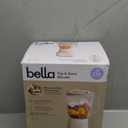 bella 10 Speed Countertop Blender, Juicer & Smoothie Maker, Fits-anywhere Kitchenware, Slim Flip & Store Design, Dishwasher Safe 48oz Capacity Pitcher & Lid, Stainless Steel Blade, 450 Watt, Oatmilk (6 Cup)